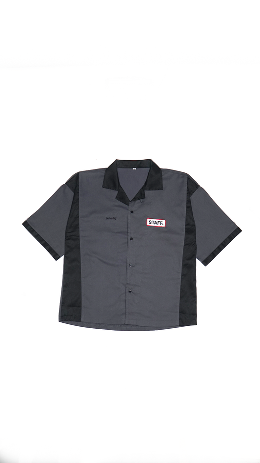 Two Tone Staff Shirt - Black & Grey